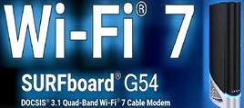 CommScope Enters Wi-Fi 7 Retail Market with Launch of SURFboard® G54 DOCSIS 3.1 Quad-Band Wi-Fi 7 Cable Modem at CES®
